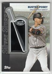 Buster Posey [Black] Baseball Cards 2022 Topps Silver Slugger Award Patches Prices