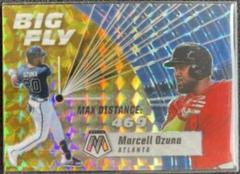 Marcell Ozuna [Reactive Yellow] #BF3 Baseball Cards 2021 Panini Mosaic Big Fly Prices
