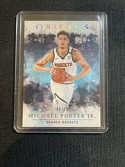 Michael Porter Jr. [Turquoise] #11 Basketball Cards 2020 Panini Origins Prices