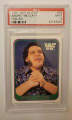 Andre the Giant [Italian] #35 Wrestling Cards 1991 Merlin WWF Prices