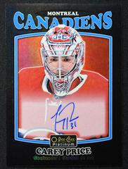 Carey Price [Rainbow Black Autograph] Hockey Cards 2016 O-Pee-Chee Platinum Retro Prices