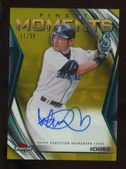 Ichiro [Gold Refractor] Baseball Cards 2021 Topps Finest Moments Autographs Prices