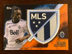 Darren Mattocks [Orange] Soccer Cards 2015 Topps Apex MLS Prices