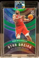 Zion Williamson [Green] #5 Basketball Cards 2022 Panini Donruss Optic Star Gazing Prices