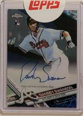 Dansby Swanson [Blue Wave Refractor] #RA-DS Baseball Cards 2017 Topps Chrome Rookie Autographs Prices