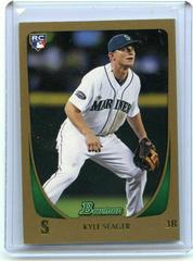 Kyle Seager [Gold] #103 Baseball Cards 2011 Bowman Draft Prices