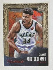 Giannis Antetokounmpo [Ruby] Basketball Cards 2018 Panini Court Kings Portraits Prices