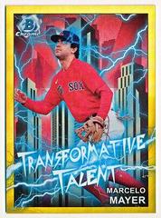 Marcelo Mayer [Gold] #TT-6 Baseball Cards 2023 Bowman Draft Transformative Talent Prices