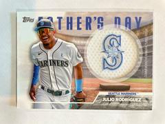 Julio Rodriguez Baseball Cards 2023 Topps Father’s Day Commemorative Team Patch Prices