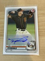 Tyler Fitzgerald #PA-TF Baseball Cards 2020 Bowman Paper Prospect Autographs Prices
