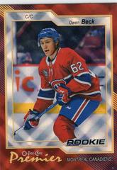 Owen Beck [Diamond Rainbow] Hockey Cards 2023 O-Pee-Chee Premier Prices