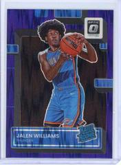 Jalen Williams [Purple Shock] #235 Basketball Cards 2022 Panini Donruss Optic Prices