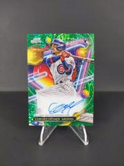 Christopher Morel [Green Space Dust] #CCA-CM Baseball Cards 2023 Topps Cosmic Chrome Autographs Prices