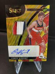 Corey Kispert [Gold Prizm] Basketball Cards 2021 Panini Select Rookie Signatures Prices