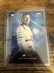 Kimi Raikkonen [Blue] Racing Cards 2021 Topps Formula 1 Lights Out Prices