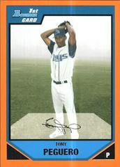 Tony Peguero #BP72 Baseball Cards 2007 Bowman Prospects Prices