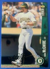 Mark McGwire [Gold Signature] #640 Baseball Cards 1996 Collector's Choice Prices