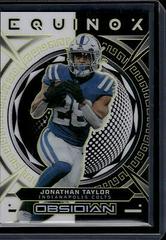 Jonathan Taylor [Yellow Electric Etch] #11 Football Cards 2023 Panini Obsidian Equinox Prices