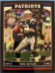 Tom Brady [Black Refractor] Football Cards 2006 Topps Chrome Prices
