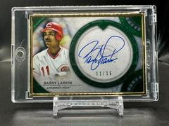 Barry Larkin [Emerald] #TCA-BL Baseball Cards 2022 Topps Transcendent Collection Autographs Prices