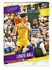 Lonzo Ball Basketball Cards 2017 Panini Prestige Prices
