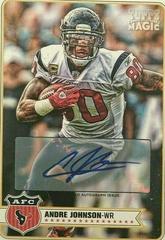 Andre Johnson [Autograph] Football Cards 2012 Topps Magic Prices