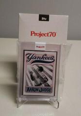 Aaron Judge [Artist Proof Silver Frame] #277 Baseball Cards 2021 Topps Project 70 Prices