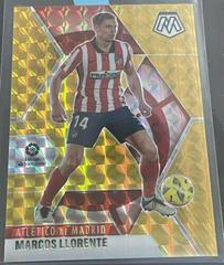 Marcos Llorente [Gold Mosaic] Soccer Cards 2020 Panini Mosaic La Liga Prices