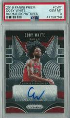 Coby White #CWT Basketball Cards 2019 Panini Prizm Rookie Signatures Prices