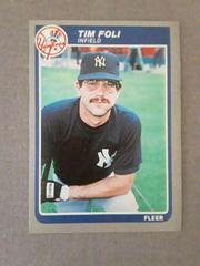 Tim Foli #126 Baseball Cards 1985 Fleer Prices