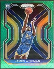 James Wiseman [Green Prizm] Basketball Cards 2020 Panini Prizm Prices