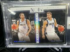 Dirk Nowitzki, Luka Doncic [Metal Frame] #280 Basketball Cards 2019 Panini Noir Prices