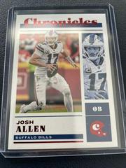 Josh Allen [Red] #1 Football Cards 2022 Panini Chronicles Prices