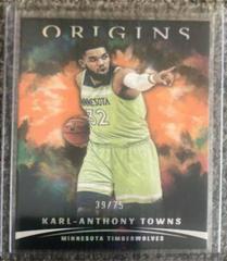Karl Anthony Towns [Orange] Basketball Cards 2021 Panini Origins Prices