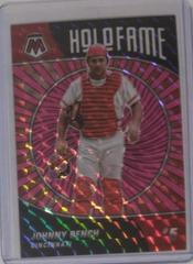 Johnny Bench [Pink Fluorescent] #HF-11 Baseball Cards 2022 Panini Mosaic Holofame Prices
