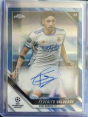 Federico Valverde [Blue Refractor] Soccer Cards 2021 Topps Chrome UEFA Champions League Autographs Prices