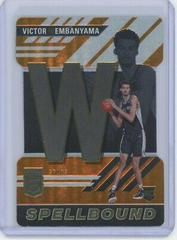 Victor Wembanyama [Orange Die-Cut] #1 Basketball Cards 2023 Donruss Elite Spellbound Prices