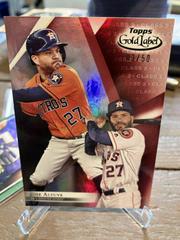 Jose Altuve [Class 2 Red] #4 Baseball Cards 2018 Topps Gold Label Prices