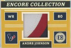 Andre Johnson [Gold] #EC-8 Football Cards 2022 Panini Encased Encore Collection Prices