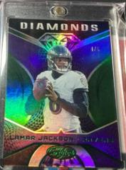 Lamar Jackson [Green] #DI-LJ Football Cards 2019 Panini Certified Diamonds Prices