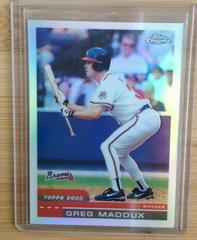 Greg Maddux [Refractor] #425 Baseball Cards 2000 Topps Chrome Prices