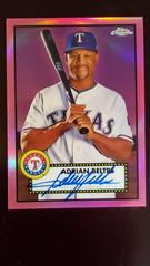 Adrian Beltre [Pink] Baseball Cards 2021 Topps Chrome Platinum Anniversary Autographs Prices