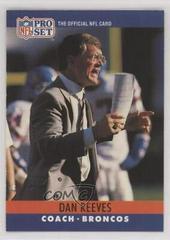 Dan Reeves #94 Football Cards 1990 Pro Set FACT Cincinnati Prices