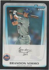 Brandon Nimmo #BDPP63 Baseball Cards 2011 Bowman Draft Prospects Prices