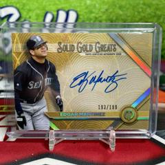 Edgar Martinez #GGA-EM Baseball Cards 2022 Topps Tribute Solid Gold Greats Autographs Prices