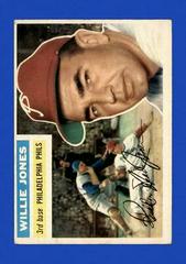 Willie Jones [White Back] #127 Baseball Cards 1956 Topps Prices