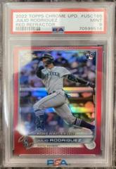 Julio Rodriguez [Red] Baseball Cards 2022 Topps Chrome Update Prices