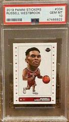 Russell Westbrook Basketball Cards 2019 Panini Stickers Prices