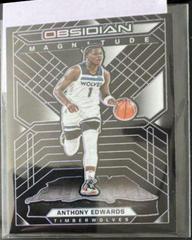 Anthony Edwards [Purple] Basketball Cards 2021 Panini Obsidian Magnitude Prices