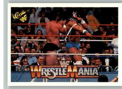 Hercules, Ultimate Warrior Wrestling Cards 1990 Classic WWF The History of Wrestlemania Prices